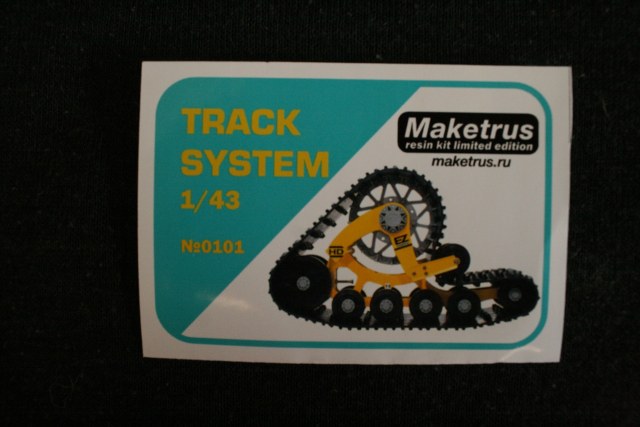 Вездеходный гусеничный движетель для авто 1/43