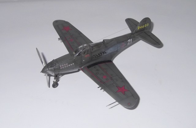 Bell P-39К-1 Дмитрия Глинки из 45-й ИАП, Кубань - весна 1943 года