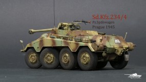 Sd.Kfz.234/4 Pz.Spähwagen (Full interior)