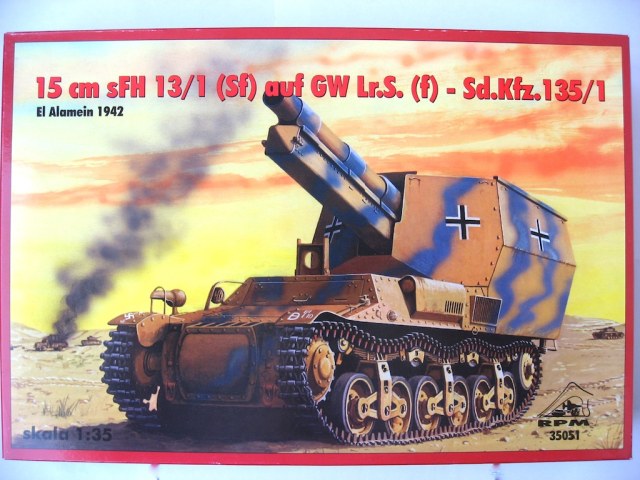 15cm sFH 13/1 (Sf) auf GW Lr.S. (f) - Sd.Kfz. 135/1
