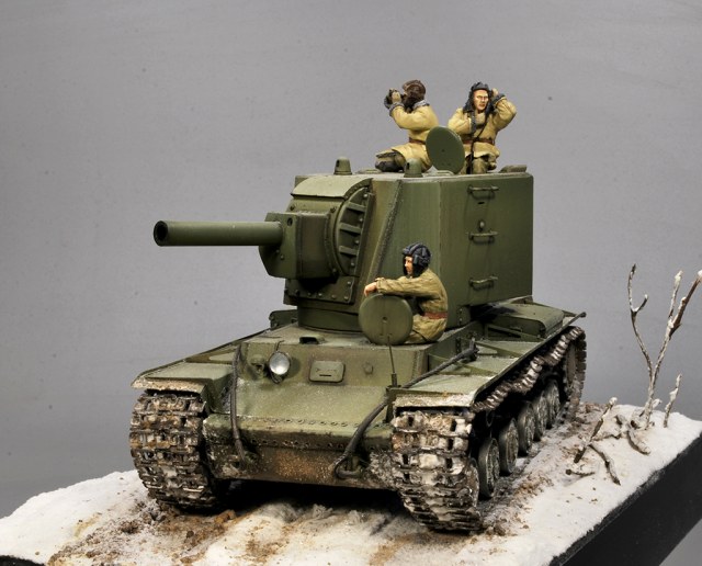 КВ-2 с башней МТ-1 зима 1940-41гг.