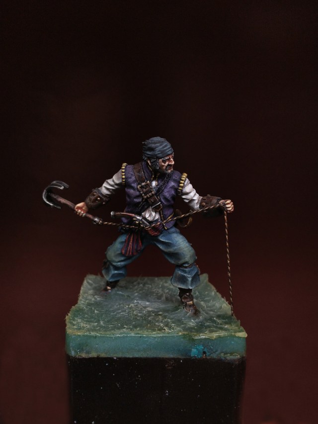 Английский Пират с "кошкой" (на абордаж)