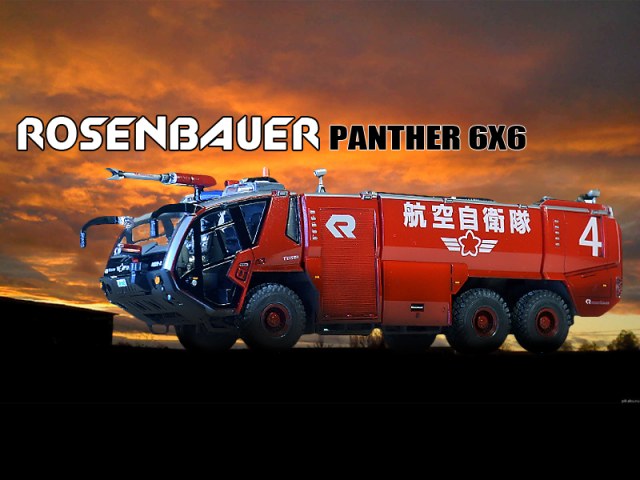 Rosenbauer PANTHER 6x6 airport crash tender