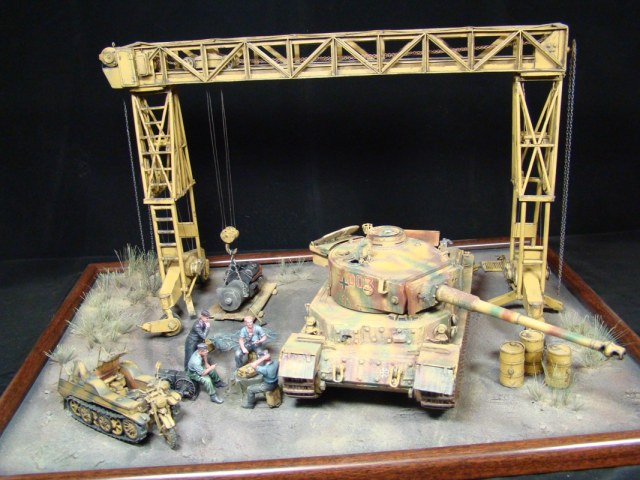 Диорама «Картёжный перекур»