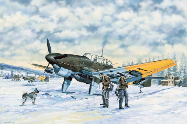 Ju-87 B-2/ U4  фирмы Трумпетер в 32м