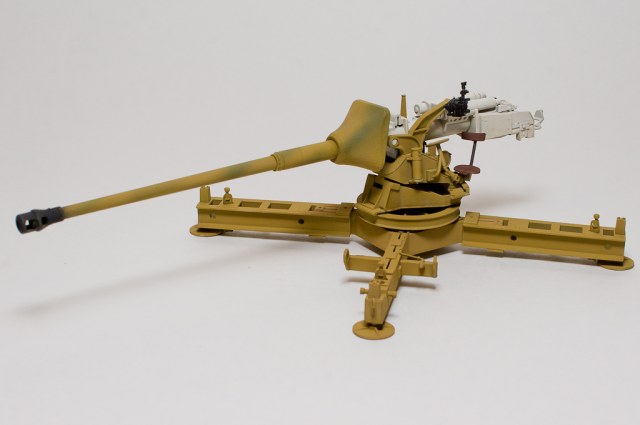 Pak 43,3,L71 mit Behelfslafette