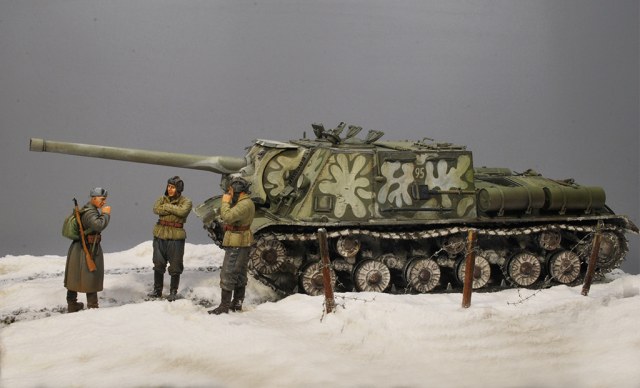 ИСУ-122 Восточная Пруссия, февраль 1945г.