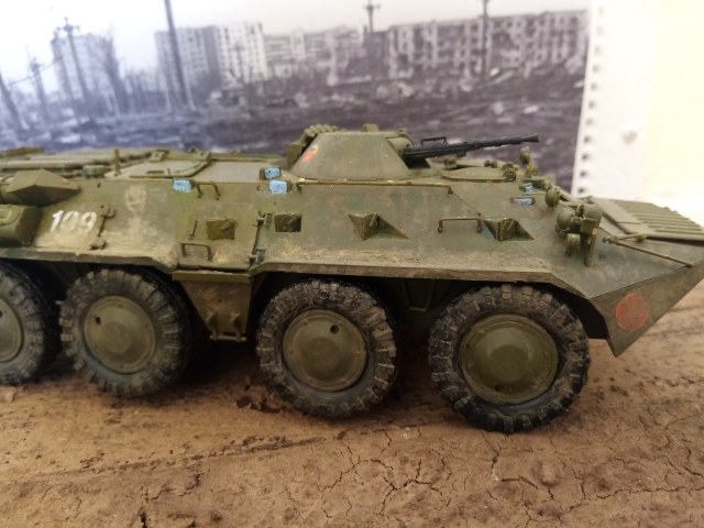 БТР 80 в Чечне