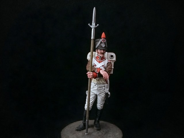 Санитар-носильщик 9-й санитарной роты. Франция, 1812-15 года