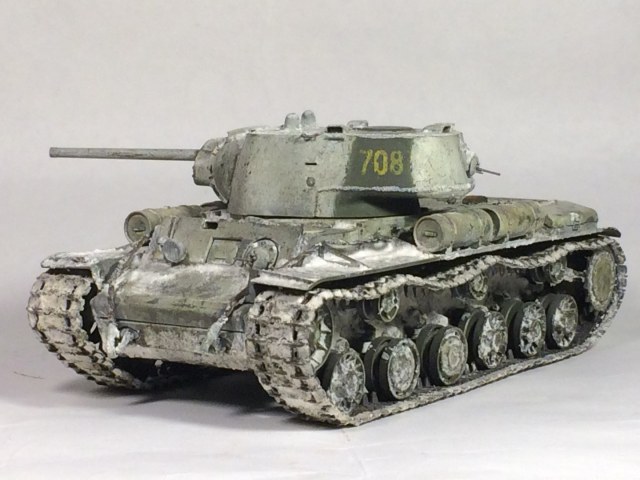 Танк КВ-1 обр.1942 года (с литой башней)