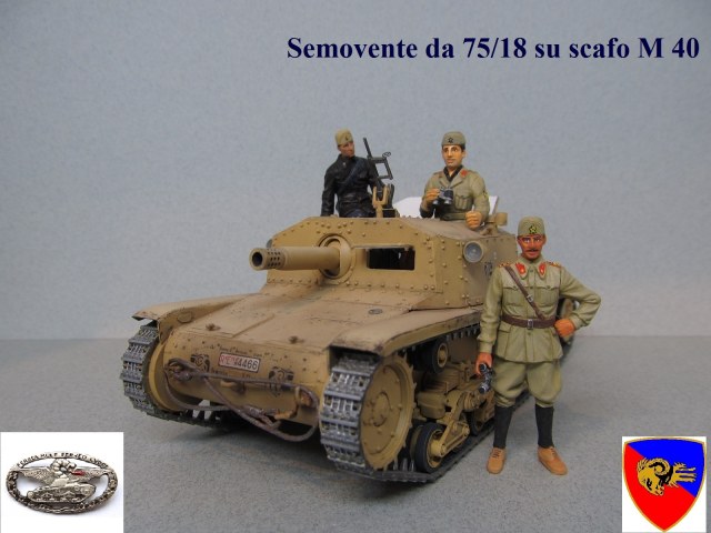 Semovente da 75/18 su scafo M 40