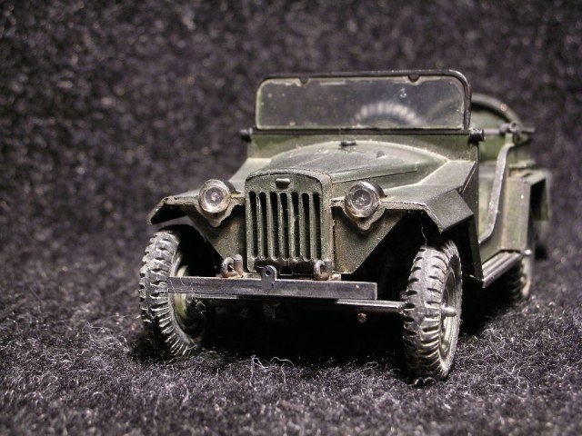 ГАЗ-67, 120мм миномёт.