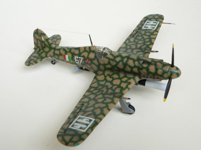 Fiat G-55S, 1/72, Supermodel.