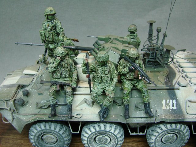 Фигурки современных бойцов РФ (в экипировке Ратник)