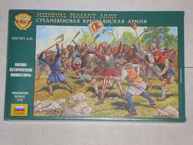 Средневековая крестьянская армия (Звезда, 1:72, 8059)
