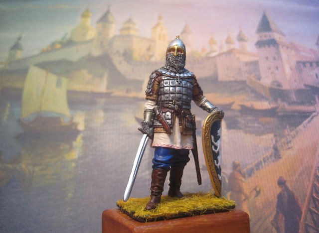 Русский воин (XIII-XIVвек) [54мм]