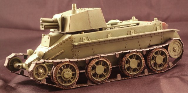 Опытный лёгкий колёсно-гусеничный танк Д-38