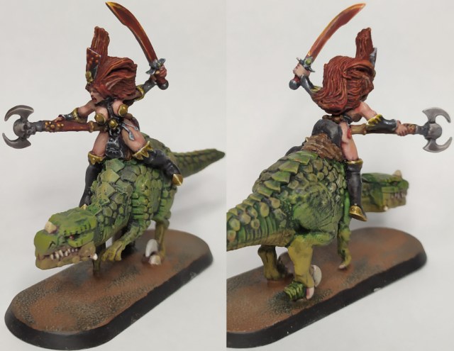 Колдунья на ящере