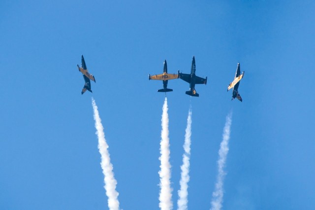 Авиашоу в Санкт-Петербурге.