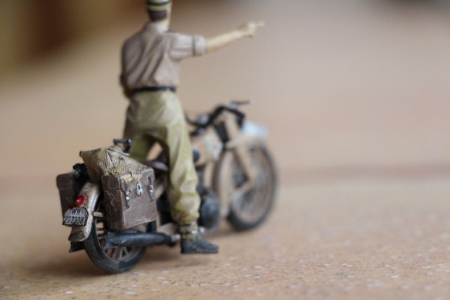 Moto DKW 350 afrika-korps