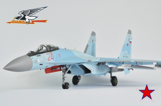 Су-35С  аэр."Дземги"  24 (красный ).