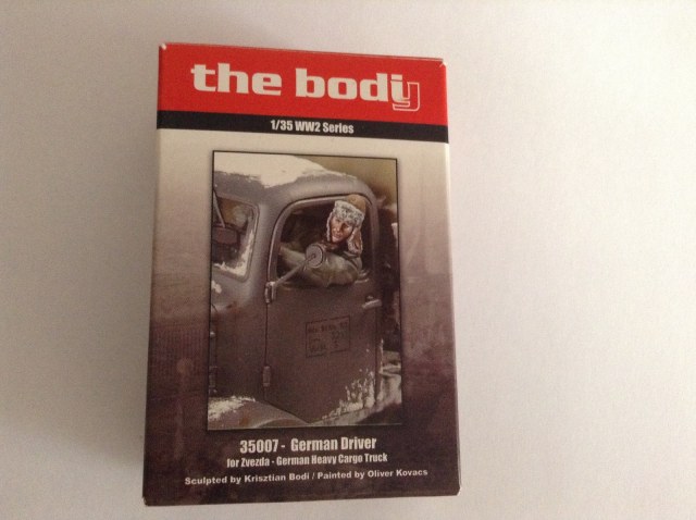 Немецкий водитель в зимней форме