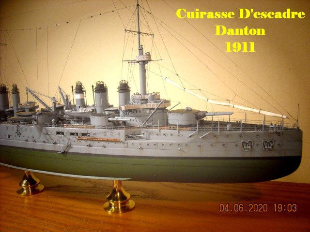 Линейный корабль Дантон, 1911г.