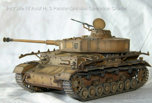 Pz Kpfw IV Ausf Н. 3  Panzer-Division. Operation Citadel