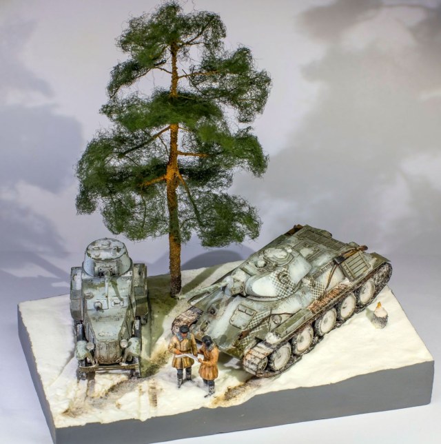 Т 34-76 и БА-10 1942г.