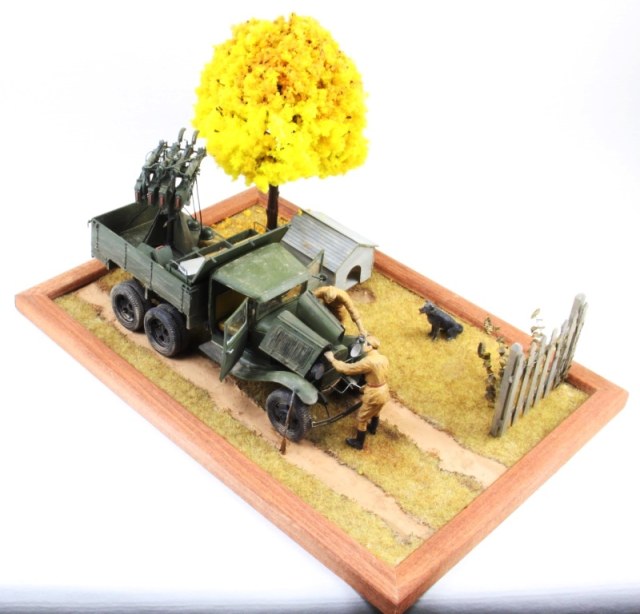 Зенитная установка на базе ГАЗ-ААА