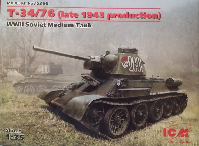 Т-34-76 обр.1943 поздний от ICM