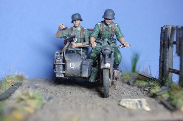 Немецкие мотоциклисты