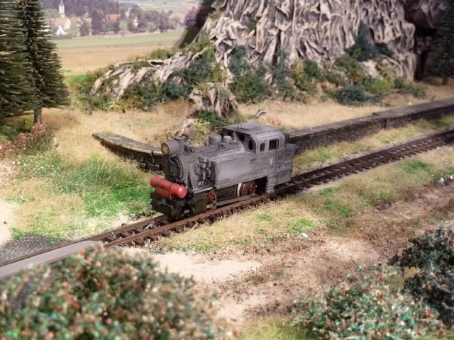 Паровоз H0e, УЖД, 750мм.