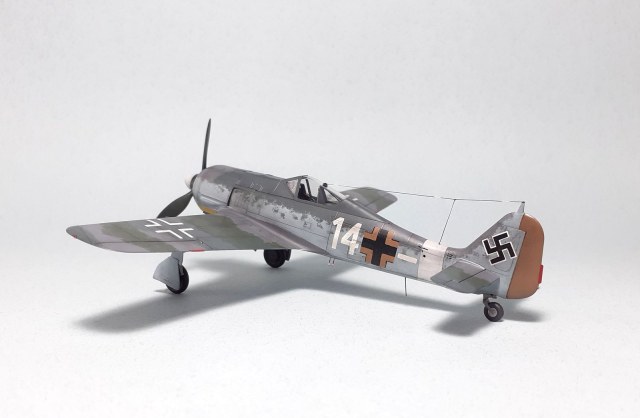 Focke-Wulf Fw 190A-4 (обр. 1943) (4.JG2, Kairouan, Tunisia, 1943) (code 14+-)