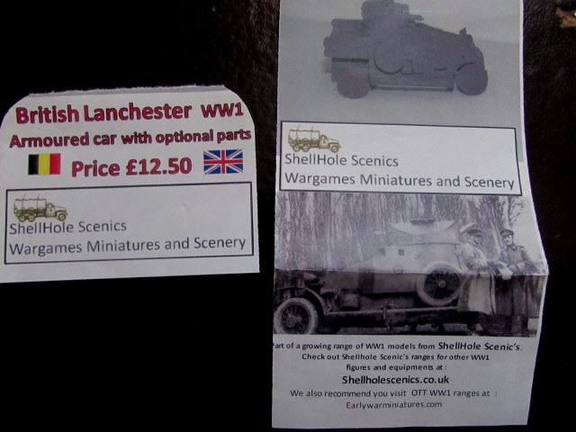 British Lanchester WWI