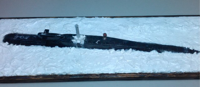 РПКСН проекта 667БДРМ. Масштаб 1:350