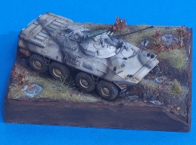 БТР-90 в морозном болотце