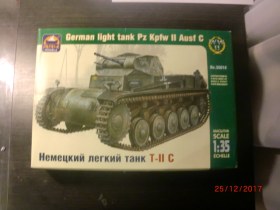 German light tank Pz Kpfw II Aust C