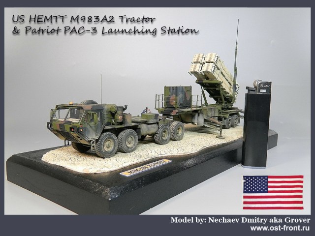 US Hemtt M983A2 Tractor & Patriot PAG-3 Launching Station