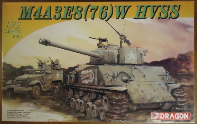 M4A3E8(76)W HVSS 1:72 (kit no. 7302)