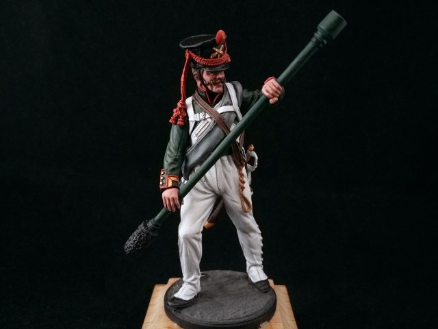 Бомбардир (1 номер) армейской пешей артиллерии. Россия, 1809-14 года