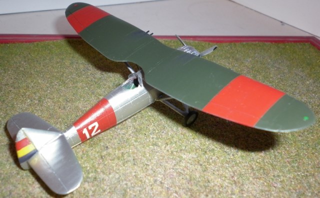 Dewoitine D372ВВС Испанской республики Cuatro Vienos 1936г. Пилот - V.Venel