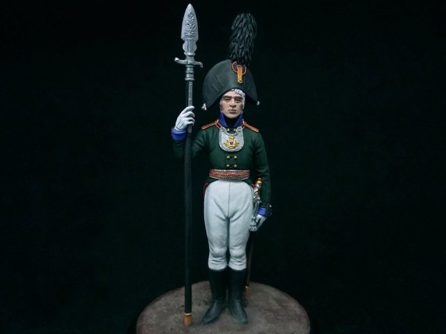 Обер-офицер Севастопольского мушкетерского полка. Россия, 1804-06 года