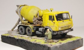 Камаз-5411,ПАО Камаз,1/43+3Д печать