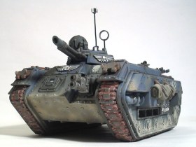 Танк LemanRuss Demolisher и БМП Chimera