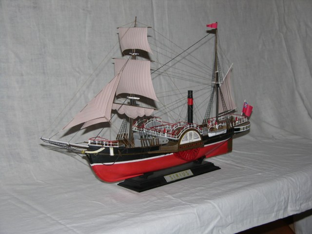 Колесный пароход"СИРИУС"