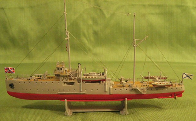Модель канонерской лодки «Карс» в масштабе 1:400
