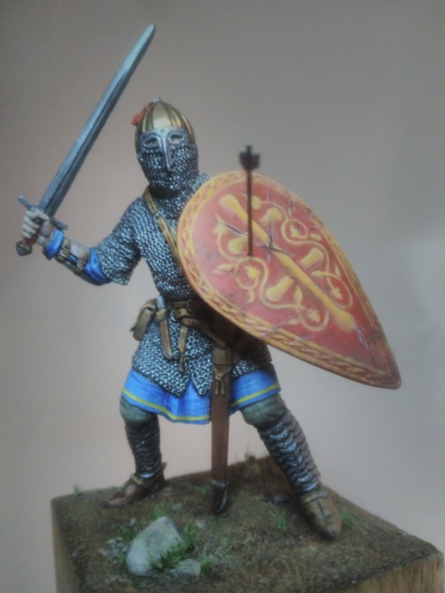 Русский воин-дружинник, 13 век