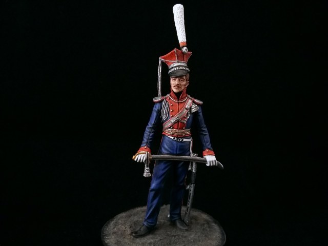 Обер-офицер Чугуевского уланского полка. Россия, 1812 год