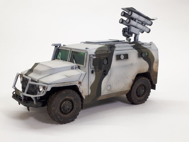 ГАЗ "Тигр-М" с ПТРК "Корнет-Д"